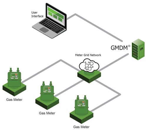 Gas Meter Data Management Software